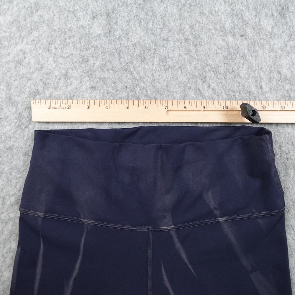 Lululemon Leggings‎ Women 8 Navy Blue Wunder Train High Rise Crop 23" Yoga Gym - Picture 6 of 11